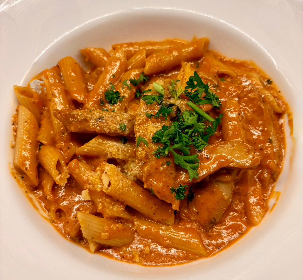Penne Alla Vodka.