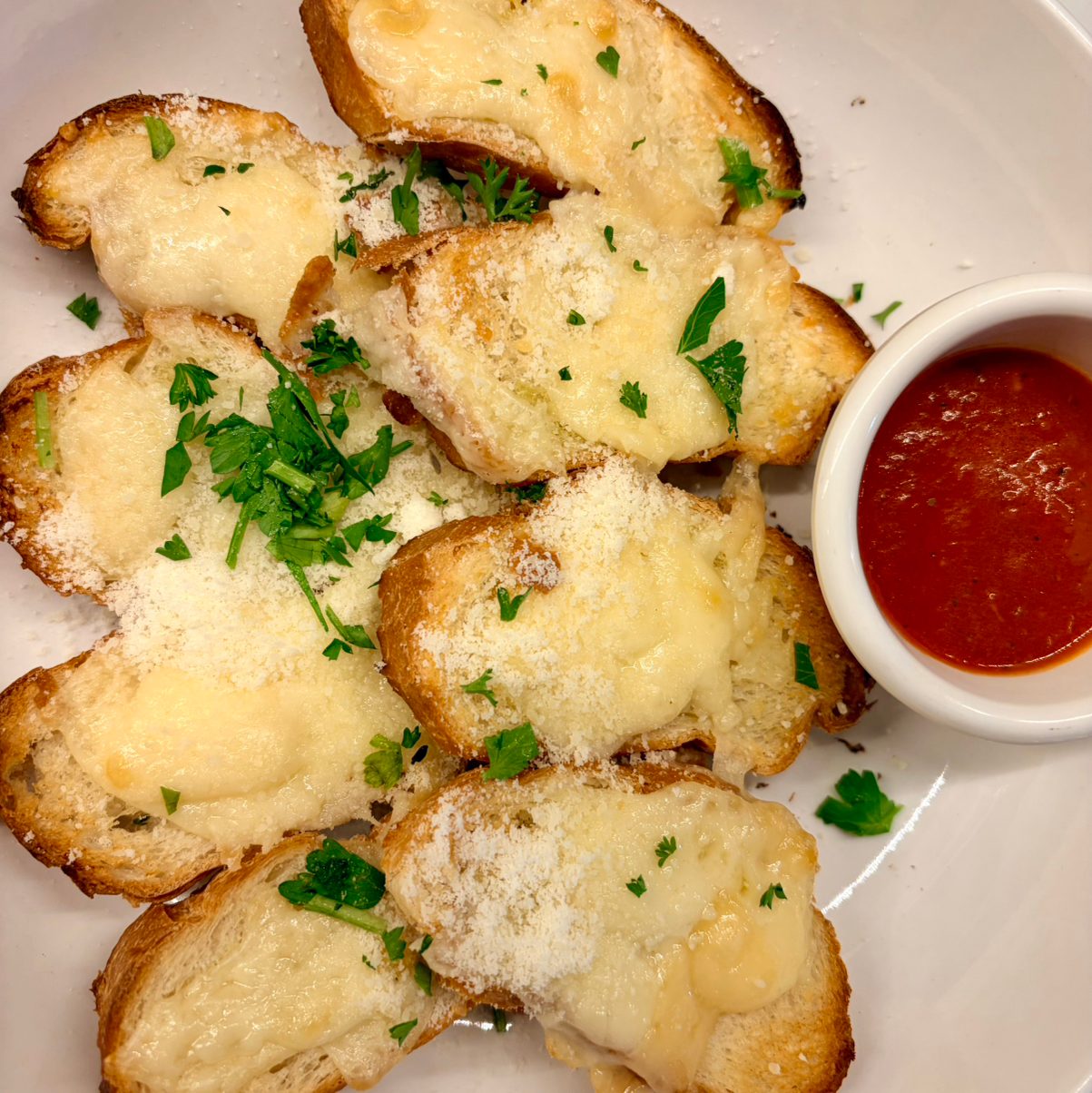 Cheesy Garlic Bread.