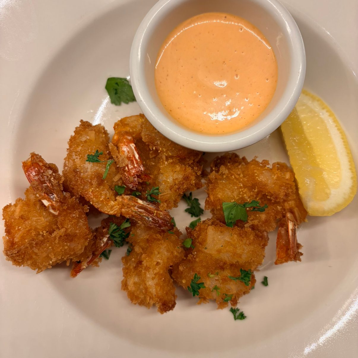 Coconut Shrimp.