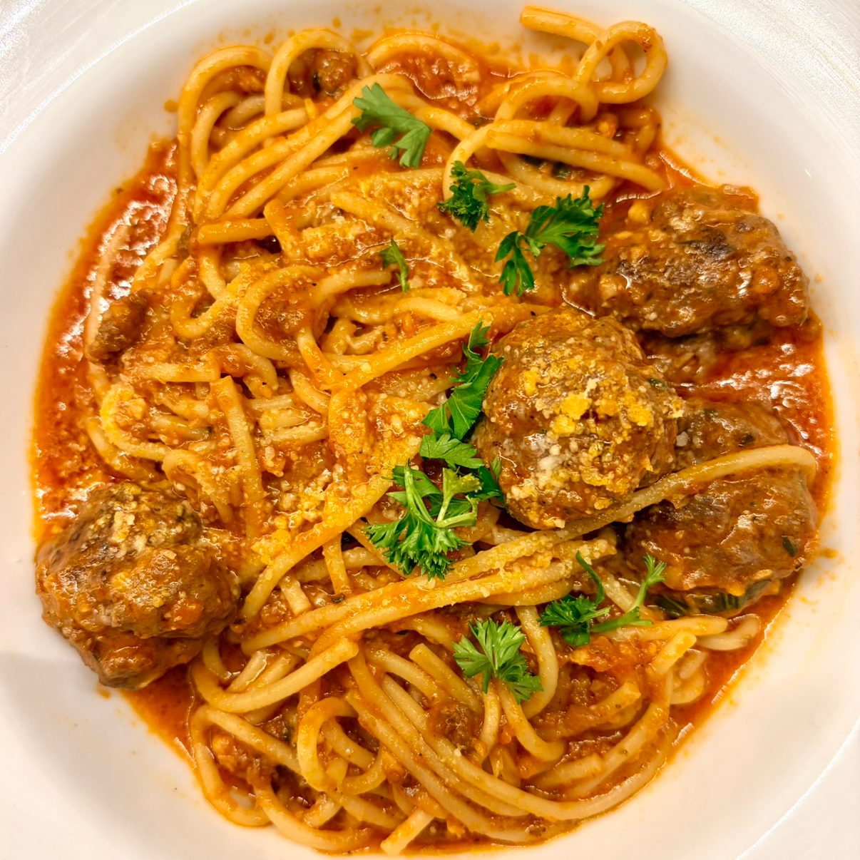 Meatball Spaghetti.