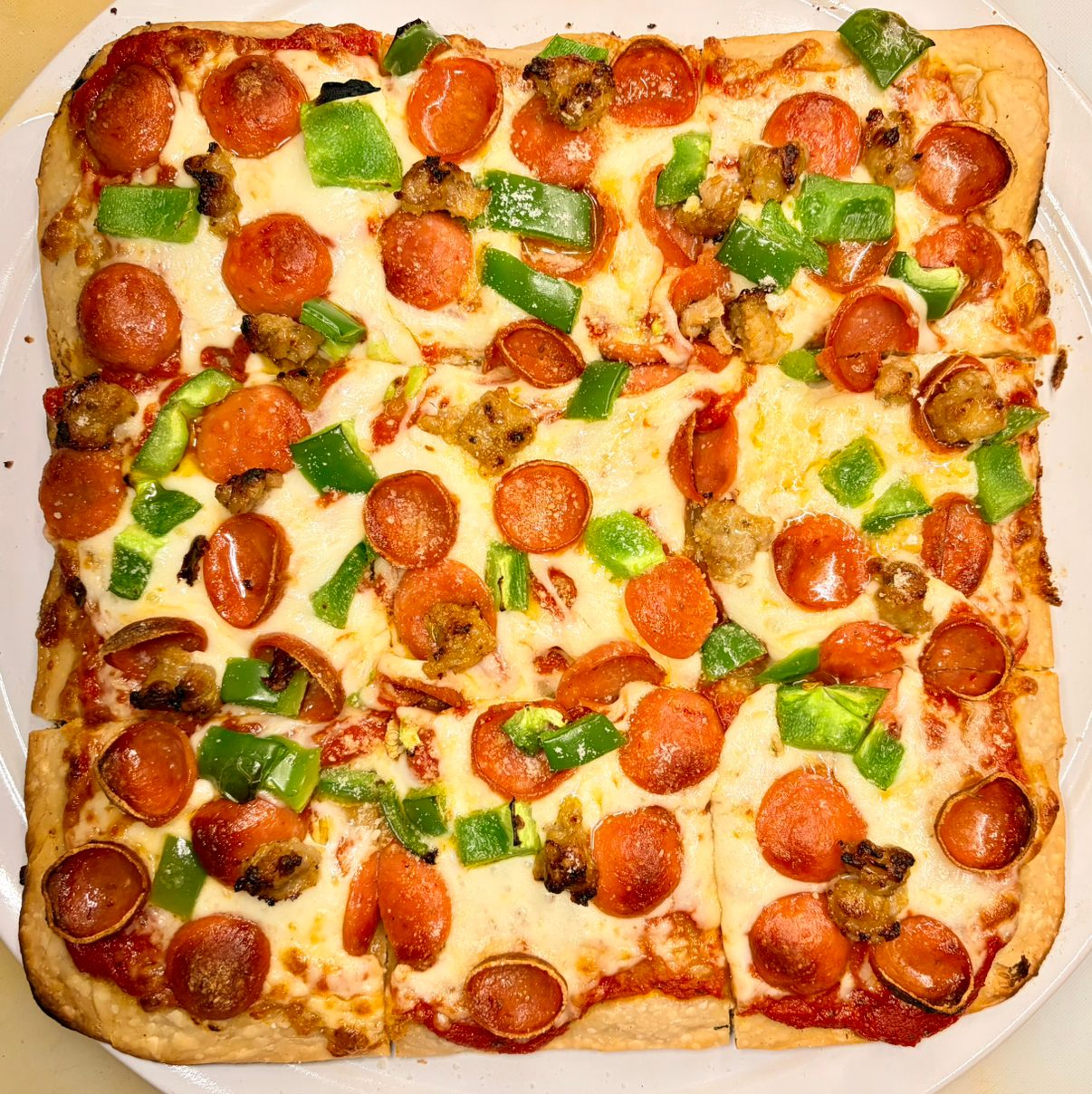 Saporito Sicilian Pizza.