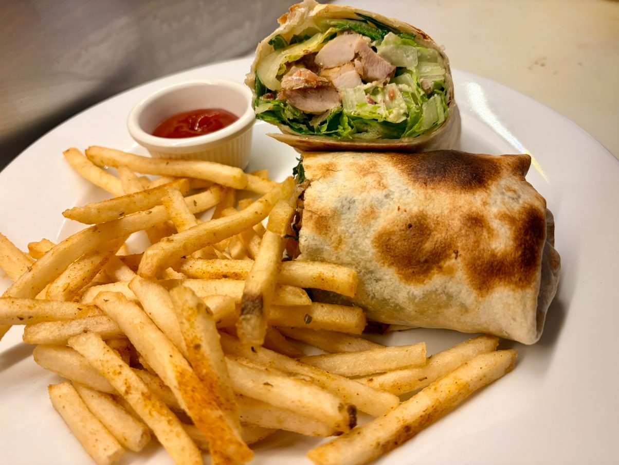 Chicken Caesar Wrap.