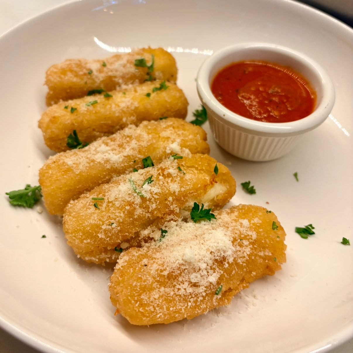 Mozzarella Sticks.