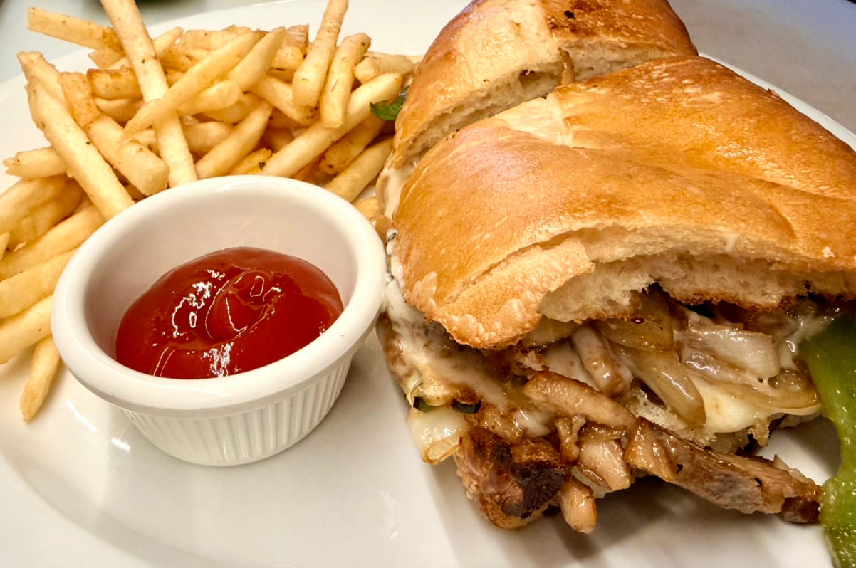 Chicken Philly Sandwich.